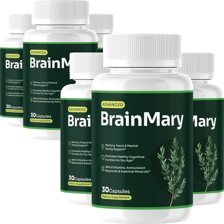BrainMary 6 Bottles package